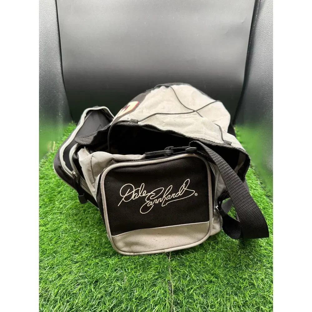 Dale Earnhardt Jr. Gray & Black Duffle Bag – NASCAR Chase Authentics